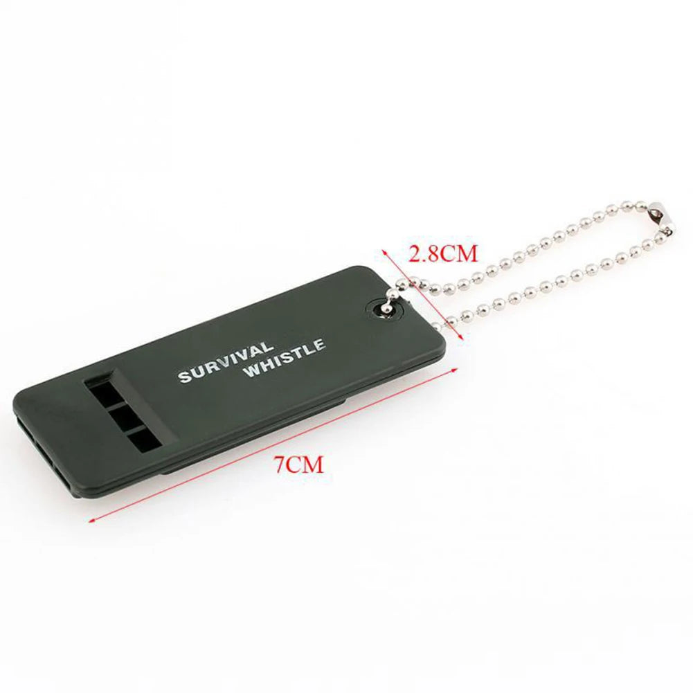 High Decibel 3-Frequency Survival Whistle – Emergency Tool for Hiking, Camping, Hunting
